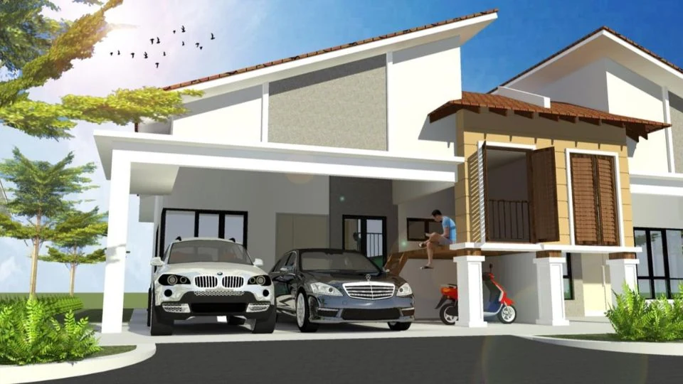 Avanté Gopeng freehold single-storey landed home artist impression